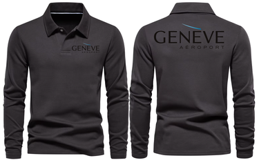GENEVE AIRPORT LONG SLEEVE POLO